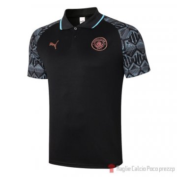 Maglia Polo Manchester City 20-21 Nero