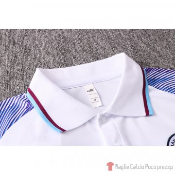 Maglia Polo Manchester City 2020-21 Bianco