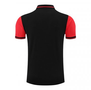 Maglia Polo Milan 22-23 Nero E Rosso