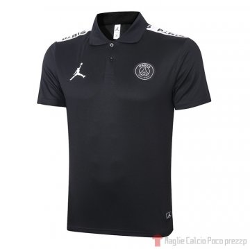 Maglia Polo Paris Saint-Germain 2020/2021 Nero Maglia Polo Paris Saint-Germain 2020/2021 Nero