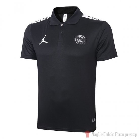 Maglia Polo Paris Saint-Germain 2020/2021 Nero - Clicca l'immagine per chiudere