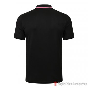 Maglia Polo Paris Saint-germain Jordan 21-22 Nero