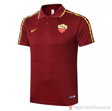 Maglia Polo Roma 2020/2021 Rosso Maglia Polo Roma 2020/2021 Rosso