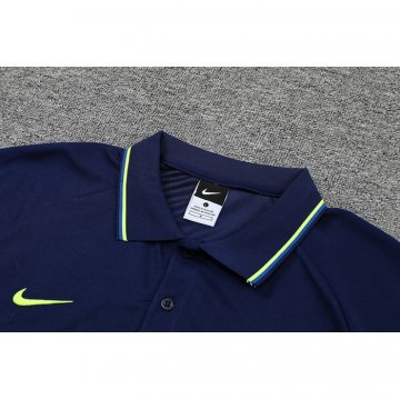 Maglia Polo Tottenham Hotspur 22-23 Blu Oscuro