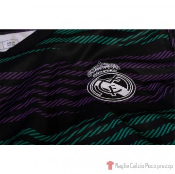 Maglia Pre-partita Del Real Madrid 2022 Verde Y Purpura