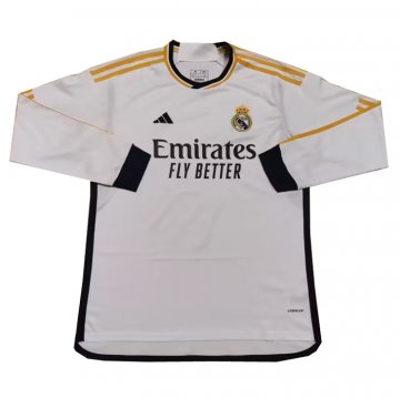Maglia Real Madrid Home Maniche Lunghe 23-24 Maglia Real Madrid Home Maniche Lunghe 23-24