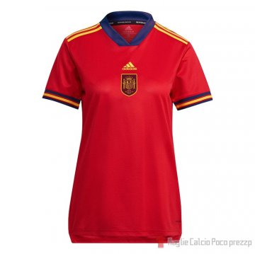 Maglia Spagna Home Donna Euro 2022 Maglia Spagna Home Donna Euro 2022