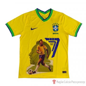 Thailandia Maglia Brasile Pele Special 2022 Amarillo Thailandia Maglia Brasile Pele Special 2022 Amarillo
