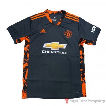 Thailandia Maglia Manchester United Portiere 20-21 Negro