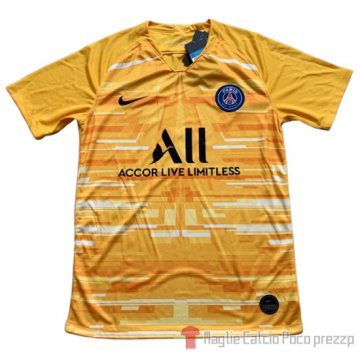 Thailandia Maglia Paris Saint-Germain Portiere 2019/2020 Giallo Thailandia Maglia Paris Saint-Germain Portiere 2019/2020 Giallo