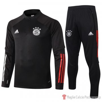 Tuta Da Track Felpa Bayern Munich Bambino 20-21 Nero Tuta Da Track Felpa Bayern Munich Bambino 20-21 Nero