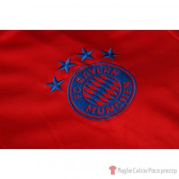 Tuta Da Track Felpa Bayern Munich Bambino 21-22 Rosso