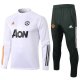 Tuta Da Track Felpa Manchester United Bambino 20-21 Bianco