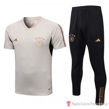 Tuta Da Track Germania Manica Corta 22-23 Gris Tuta Da Track Germania Manica Corta 22-23 Gris