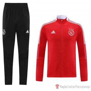 Tuta Da Track Giacca Ajax 21-22 Rosso Tuta Da Track Giacca Ajax 21-22 Rosso