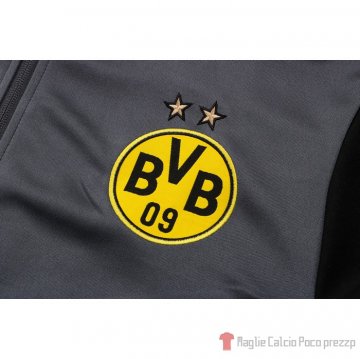 Tuta Da Track Giacca Borussia Dortmund 21-22 Grigio