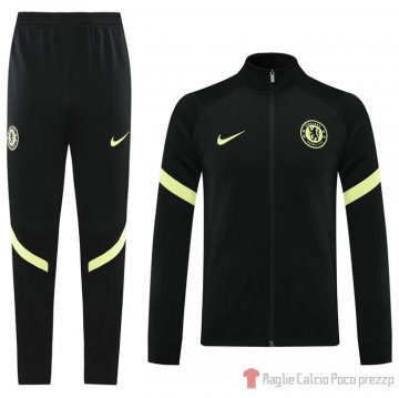 Tuta Da Track Giacca Chelsea 21-22 Nero Tuta Da Track Giacca Chelsea 21-22 Nero