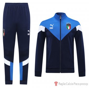 Tuta Da Track Giacca Italia 20-21 Blu Tuta Da Track Giacca Italia 20-21 Blu