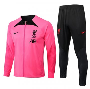 Tuta Da Track Giacca Liverpool Bambino 22-23 Rosa Tuta Da Track Giacca Liverpool Bambino 22-23 Rosa