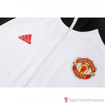 Tuta Da Track Giacca Manchester United 2020-21 Bianco