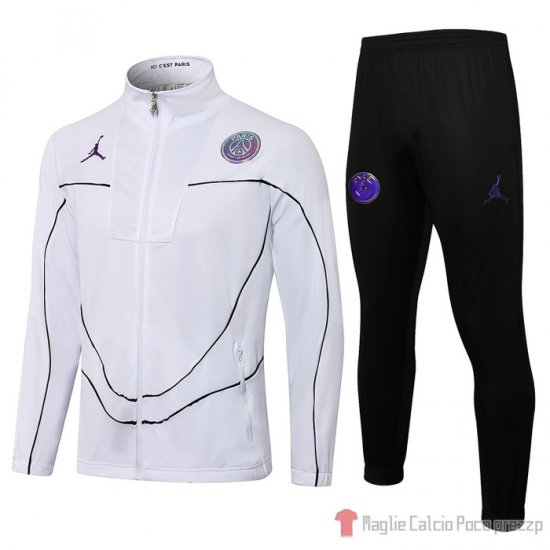 Tuta Da Track Giacca Paris Saint-germain Jordan 2021-2022 Bianco - Clicca l'immagine per chiudere