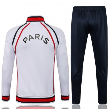 Tuta Da Track Giacca Paris Saint-germain Jordan 2021-22 Bianco