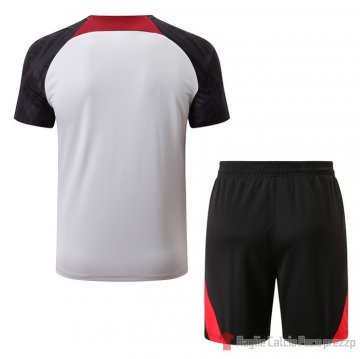 Tuta Da Track Liverpool Manica Corta 2022-23 Bianco - Pantalon Corto