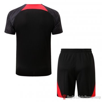 Tuta Da Track Liverpool Manica Corta 2022-23 Nero - Pantalon Corto