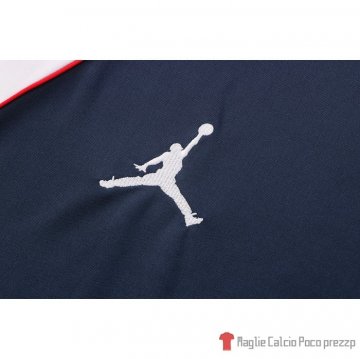 Tuta Da Track Paris Saint-germain Jordan Manica Corta 22-23 Blu - Pantalon Corto