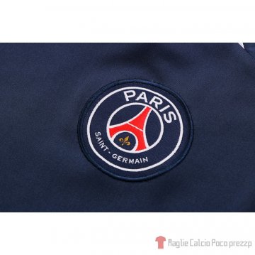 Tuta Da Track Paris Saint-germain Manica Corta 2022-2023 Blu - Pantalon Corto