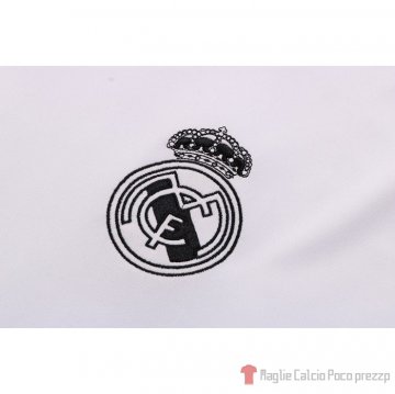 Tuta Da Track Real Madrid Manica Corta 2022-23 Bianco E Purpura