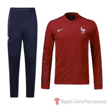 Tuta da Track Francia 2018 Rosso Tuta da Track Francia 2018 Rosso