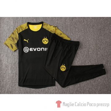 Tuta da Track Borussia Dortmund Manica Corta 2019/2020 Nero