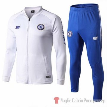 Tuta da Track Chelsea Bambino 2019/2020 Bianco Tuta da Track Chelsea Bambino 2019/2020 Bianco