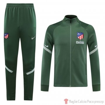 Tuta da Track Giacca Atletico Madrid 2020/2021 Verde Tuta da Track Giacca Atletico Madrid 2020/2021 Verde