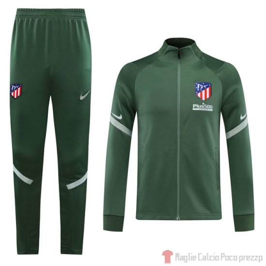 Tuta da Track Giacca Atletico Madrid 2020/2021 Verde - Clicca l'immagine per chiudere