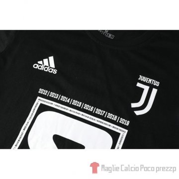 Tuta da Track Juventus Escudo de Celebracion Manica Corta 2019/2020 Nero