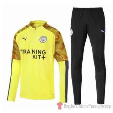Tuta da Track Manchester City 2019/2020 Verde Fluorescente Tuta da Track Manchester City 2019/2020 Verde Fluorescente