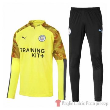 Tuta da Track Manchester City 2019/2020 Verde Fluorescente