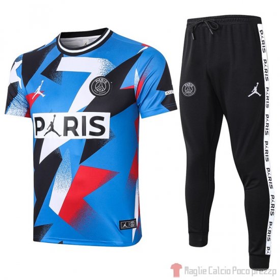Tuta da Track Paris Saint-Germain Manica Corta 2020/2021 Blu - Clicca l'immagine per chiudere
