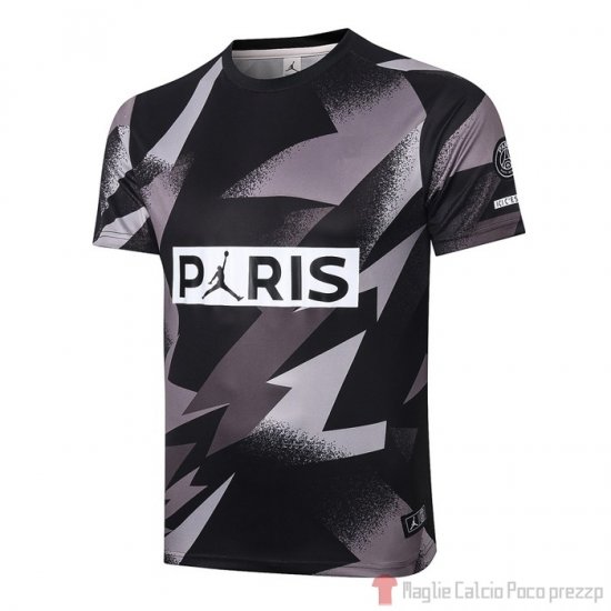 Allenamento Paris Saint-Germain 2020/2021 Nero e Grigio - Clicca l'immagine per chiudere