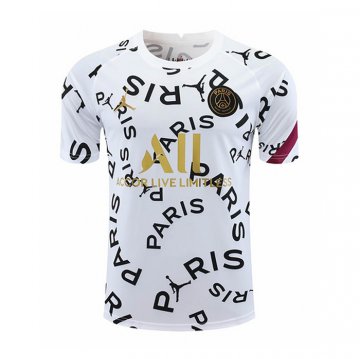 Allenamento Paris Saint-germain Jordan 20-21 Bianco E Nero Allenamento Paris Saint-germain Jordan 20-21 Bianco E Nero