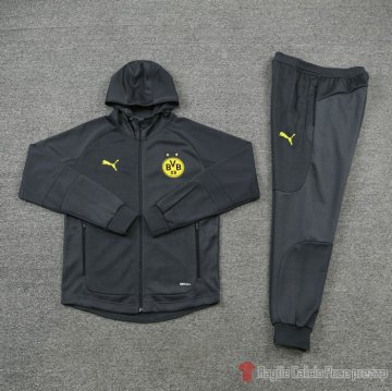 Tuta Con Capucha Del Borussia Dortmund 21-22 Grigio