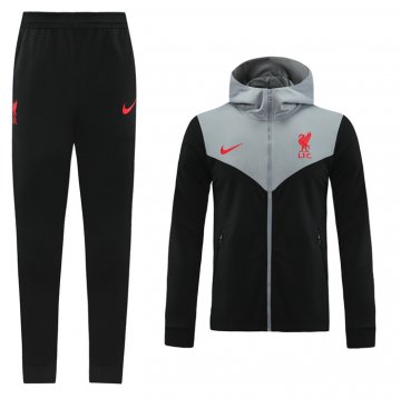 Tuta da Track Liverpool 20-21 Nero E Grigio Tuta da Track Liverpool 20-21 Nero E Grigio