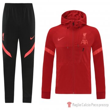 Tuta da Track Liverpool 2021-2022 Rojo Tuta da Track Liverpool 2021-2022 Rojo