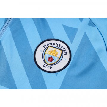Tuta Giacca Manchester City 22-23 Azul Claro