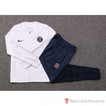 Tuta De Giacca Paris Saint-germain 22-23 Blanco