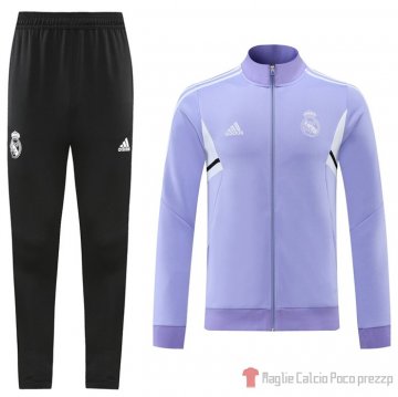 Tuta De Giacca Real Madrid 22-23 Purpura Tuta De Giacca Real Madrid 22-23 Purpura