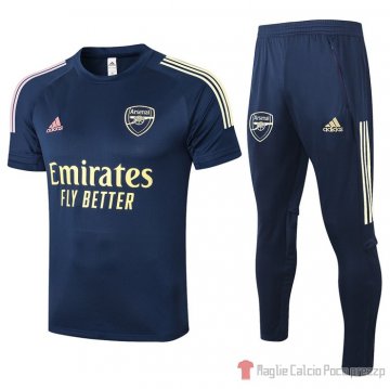Tuta da track Arsenal Manica Corta 20-21 Azul Tuta da track Arsenal Manica Corta 20-21 Azul