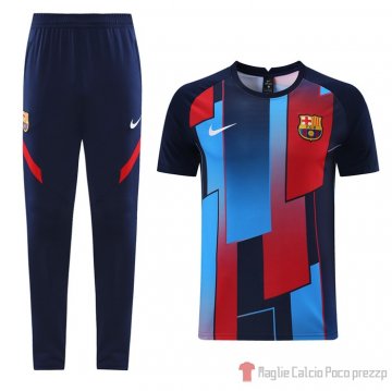 Tuta da Track Barcellona Manica Corta 21-22 Azul Tuta da Track Barcellona Manica Corta 21-22 Azul